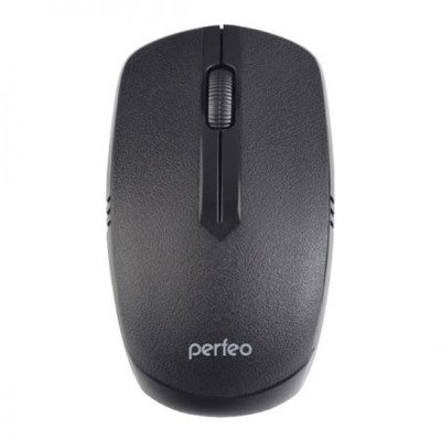 Мышь беспроводная Perfeo Plan, черная, USB (PF_A4504)