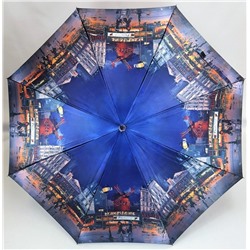 Зонт-трость женский DINIYA арт.980 полуавт 24(60см)Х8К