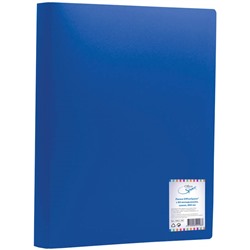Папка OfficeSpace® с 80 вкладышами, 40мм, 800мкм, синяя F80L2_298