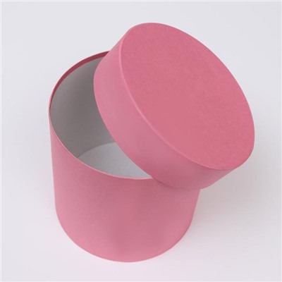 Набор круглых коробок 3 в 1 "Краски", ярко-розовые, 18 х 18 х 18 - 14 х 14 х 14 см