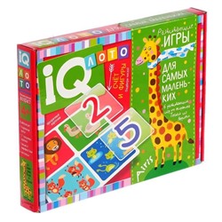 Айрис. IQ лото для малышей. "Счёт и фигуры. Подбери число" Куликова Е.Н. /37