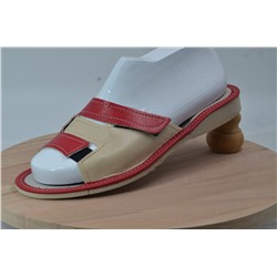 039-3-39  Обувь домашняя (Тапочки кожаные) размер 39