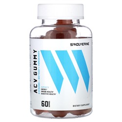 Swolverine ACV Gummy, 60 жевательных конфет