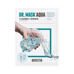 [ROVECTIN] НАБОР Тканевая маска для лица Skin Essentials Dr. Mask Aqua, 5 шт*25 мл