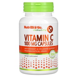 NutriBiotic Витамин С - 1000 мг - 100 безглютеновых капсул - NutriBiotic