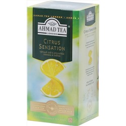 AHMAD TEA. Flavoured Collection. Citrus Sensation 50 гр. карт.пачка, 25 пак.