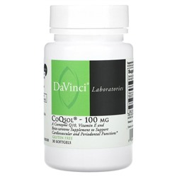 DaVinci CoQsol, 100 мг, 30 мягких таблеток