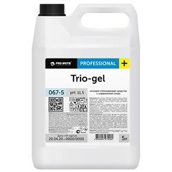 TRIO-GEL Моющее отбеливающее средство с содержанием хлора 5 л