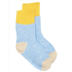 Детские носки утепленные 4-6 лет 16-20 см "Warm" Голубые