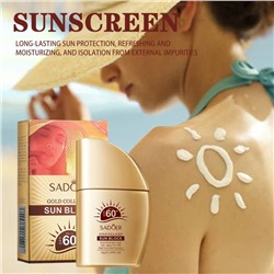 SADOER Солнцезащитный крем с коллагеном для лица и тела SPF 60, 30 гр.