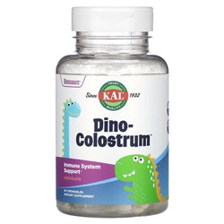 KAL Dino-Colostrum, шоколад, 60 жевательных таблеток