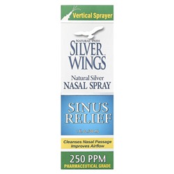 Natural Path Silver Wings Вертикальный спрей с коллоидным серебром, 250 частей на миллион, 1 жидкая унция (30 мл)