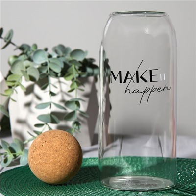 Банка для хранения Make it happen, 1000 мл, 23.5×9 см