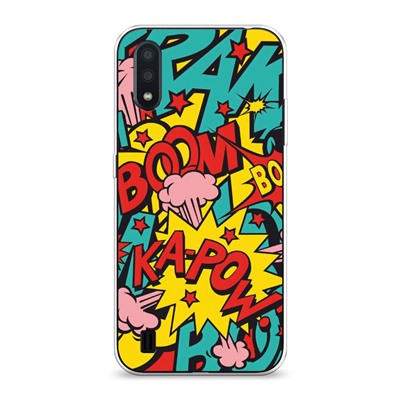 Силиконовый чехол Постер pop art на Samsung Galaxy A01