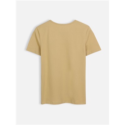 Женская футболка оливкового цвета (478952694)