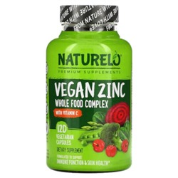NATURELO Цинк с Витамином С - 120 Вегетарианских Капсул - NATURELO
