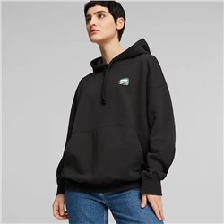 DOWNTOWN Women's Oversized Graphic Hoodie