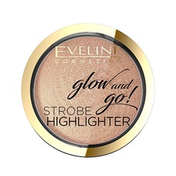 Eveline (8,5мл) Highlight Glow and Go! Хайлайтер запеченный № 02-GENTLE GOLD. (3)