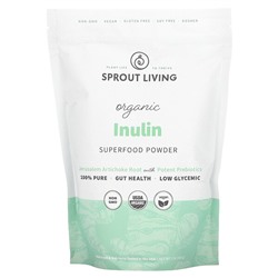 Sprout Living Органический Инулин, Суперпищевой порошок - 450г - Sprout Living