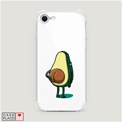 Противоударный силиконовый чехол Попа авокадо на iPhone SE 2020