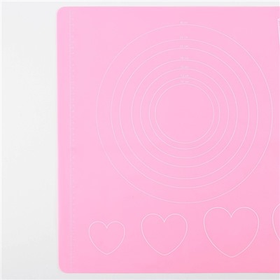 Силиконовый коврик для выпечки «Готовим с любовью», 64 х 45 см