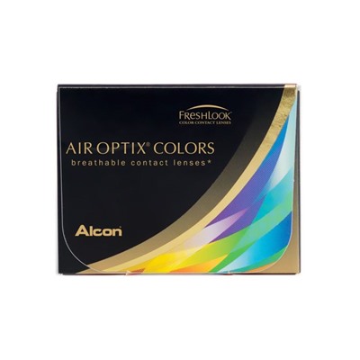 Цветные контактные линзы Air Optix Aqua Colors Blue,  -8/8,6 в наборе 2шт