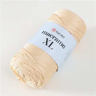 Пряжа "Macrame XL" 100% полиэстер 130м/250г (165 св.беж)