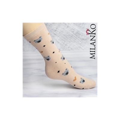 Женские хлопковые носки с махрой  (9) MilanKo N-311