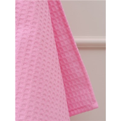 Полотенца Вафельные Кухонные - Розовое