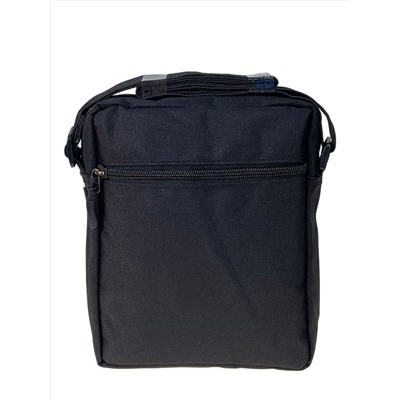 Повседневная мужская сумка из текстиля, цвет черный
