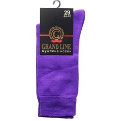 Цена за 5 пар! Носки мужские GRAND LINE (М-150, градиент), фиолетовый, р. 29