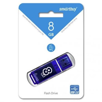 8Gb SmartBuy Glossy Dark Blue USB 3.0 (SB8GBGS-DB)