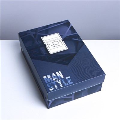 Упаковка подарочная, Коробка складная «№1», 30 х 20 х 9 см