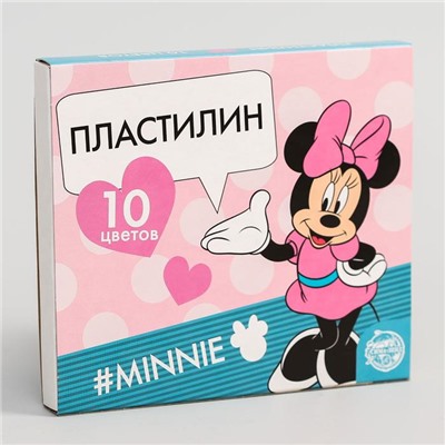 Пластилин 10 цветов 150 г «Минни», Минни Маус