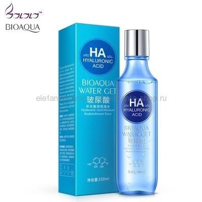 Увлажняющий гиалуроновый тонер BIOAQUA Water Get HA Hyaluronic Acid 150ml