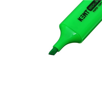 Маркер текстовыделитель наконечник скошенный 5 мм, зелёный