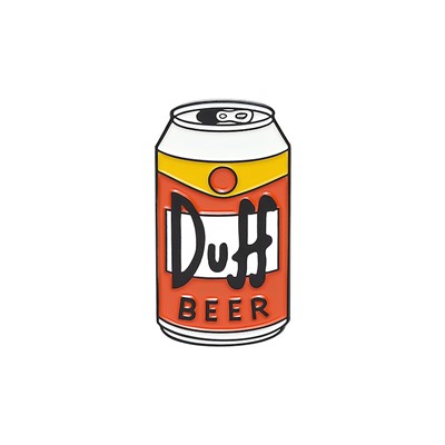 Металлический значок "Пиво Duff"