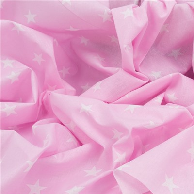 Ткань на отрез бязь плательная 150 см 1700/2 цвет розовый