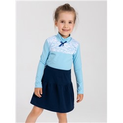 Синяя юбка "Школа 2022" для девочки (584790027)