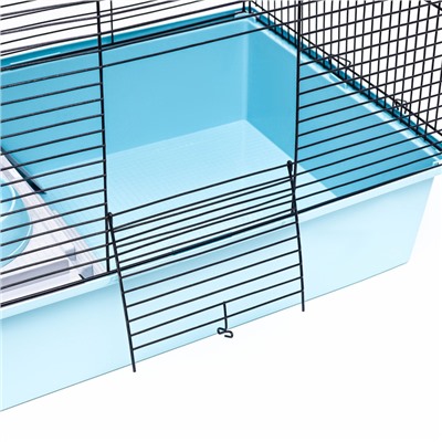 Клетка для шиншиллы "Пижон" №10, разборная, 58 х 40 х 88, бирюзовая