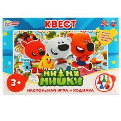 Квест. МиМиМишки. Настольная игра-ходилка. Умные игры в кор.20шт