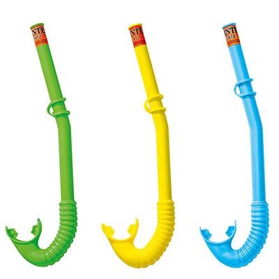 Трубки для дыхания под водой, от 3 до 10 лет, 3 цвета, 55922 INTEX