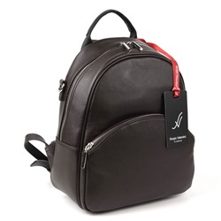 Женский кожаный рюкзак Sergio Valentini SV-SZ758/A Д.Браун