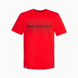 Футболка President, размер XXL, цвет красный