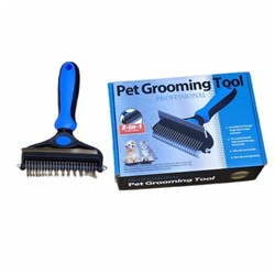 Расческа-колтунорез для животных 2 в 1 Pet Grooming Tool PROFESSIONAL