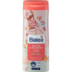 Детский шампунь и гель для душа, 2в1, Balea Dusche & Shampoo Flower Dream 300 мл