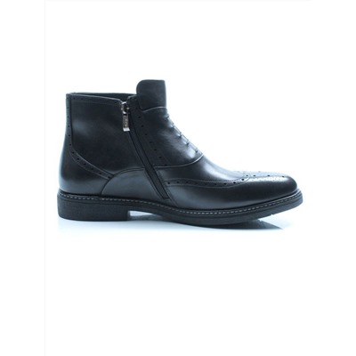 01-H9029-D25-SW3 BLACK Ботинки демисезонные мужские (натуральная кожа) размер 9UK - 43