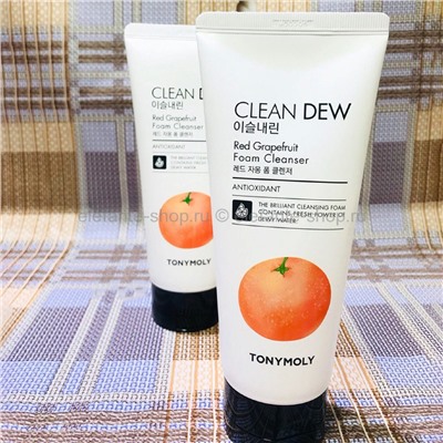 Пенка Tony Moly Clean Dew Red Grapefruit Foam Cleanser 180ml (125)