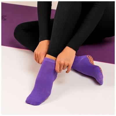 Носки для йоги Sangh, р. 36-41, цвет фиолетовый