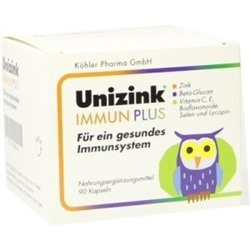 Unizink Immun Plus Kapseln (1 X 90 шт.) Уницинк Капсулы 1 X 90 шт.
